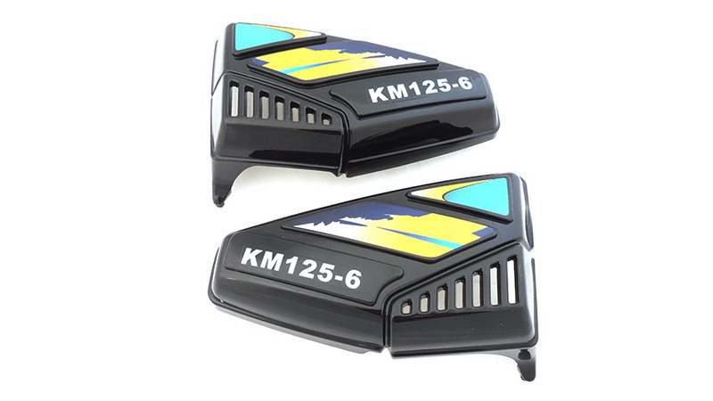 YAN KAPAK SİYAH YENİ DİZAYN TAKIM ( KM125-6 )